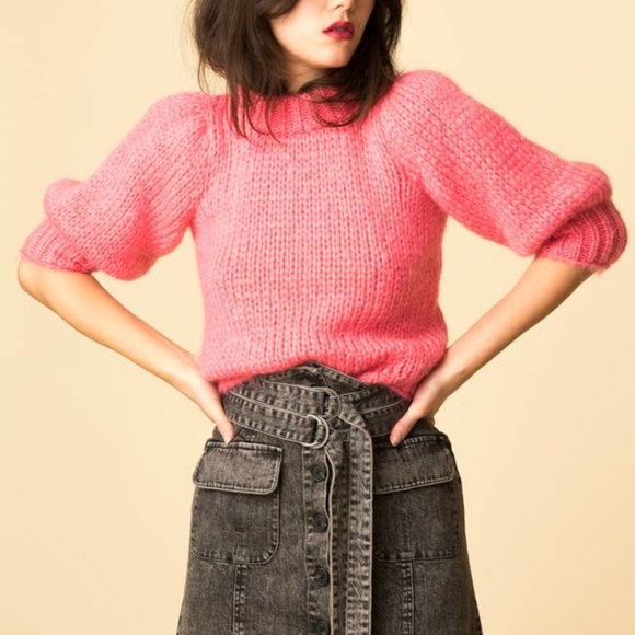 Ganni pink sweater, new without tags - Picture 2 of 6